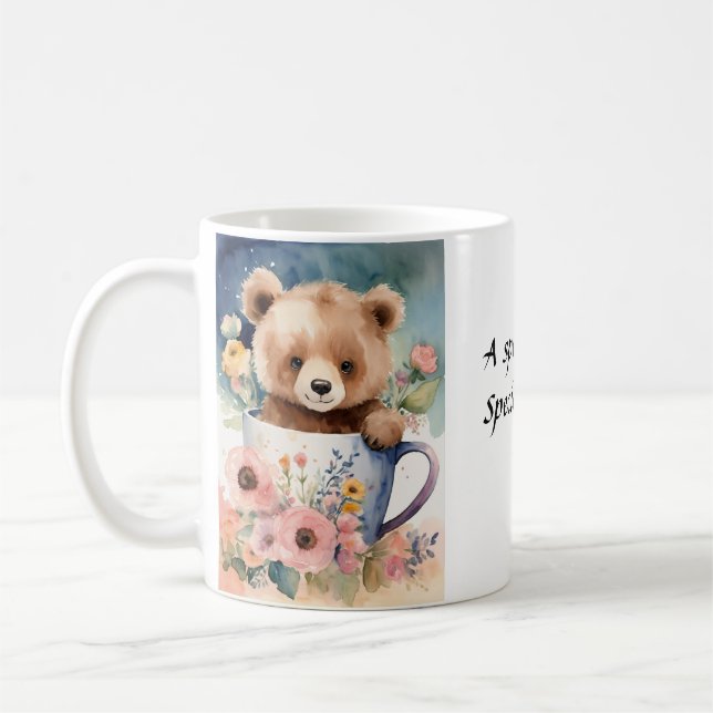 Taza De Café Adorable Teddy Bear Mug - perfecto para un momento (Izquierda)