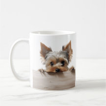 adorable yorkshire terrier photography mug