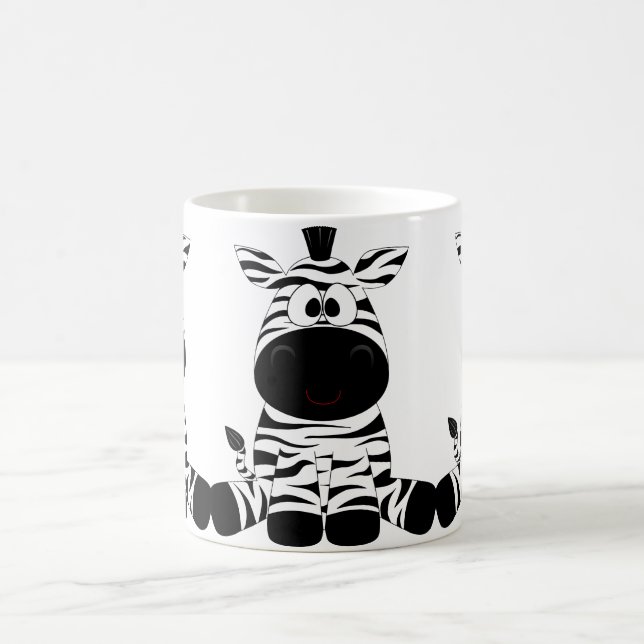 Taza De Café Adorable Zebra Mug (Centro)