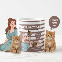 Adorables amantes de gatos orgullosos de su famili
