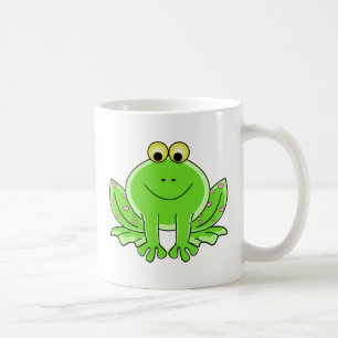 Taza De Café Adorables amantes de los animales de la rana