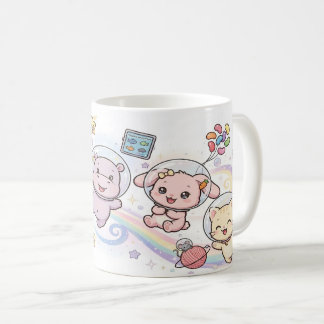 Taza De Café Adorables amigos animales cósmicos