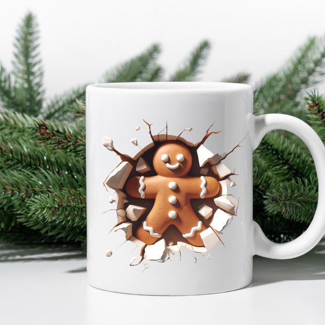 Taza De Café Adorables Navidades del hombre de pan de jengibre  (Subido por el creador)