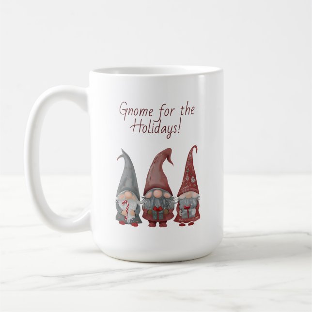 Taza De Café Adorables Navidades nómadas con alegría navideña (Izquierda)