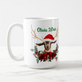 Taza De Café Adorables Navidades Toggenburg Goat Kid