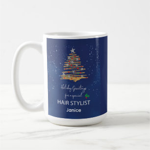 Taza De Café Adorno de Navidad de agradecimiento a estilista de