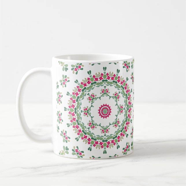 Taza De Café Adorno floral (Izquierda)