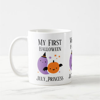 Taza De Café Adorno personalizado de mi primer Halloween