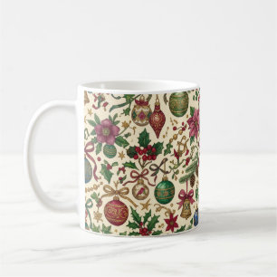 Taza De Café Adornos Antiguos Colgando de Cinta