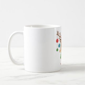Taza De Café Adornos de Reno Colgando de Cuernecillos