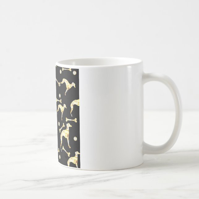 TAZA DE CAFÉ ADORNOS PARA GALGOS (Derecha)