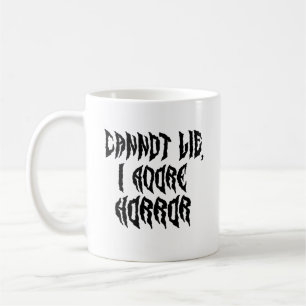 Taza De Café Adoro el terror
