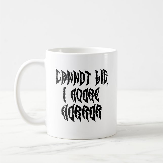 Taza De Café Adoro el terror (Izquierda)