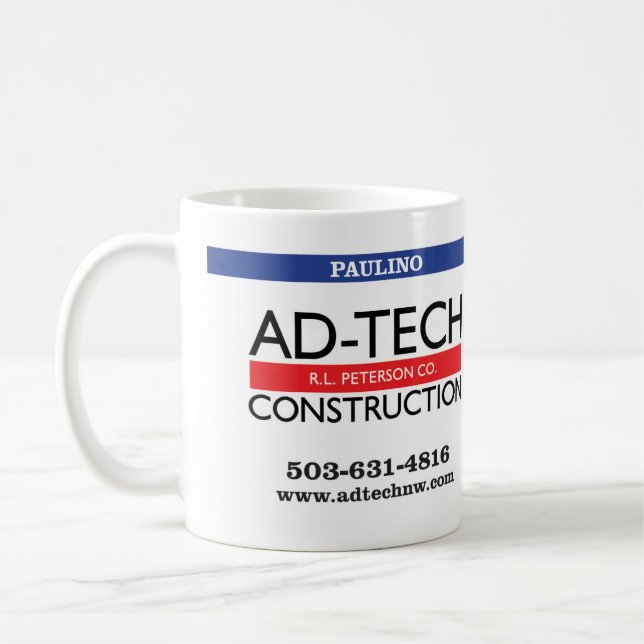 Taza De Café AdTechMugPAULINO (Izquierda)