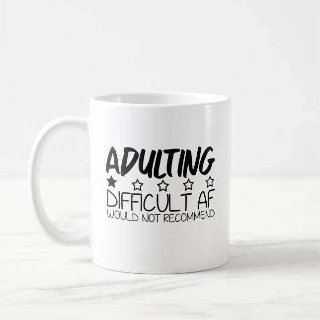 Taza De Café Adulto Difícil AF Mug (Izquierda)