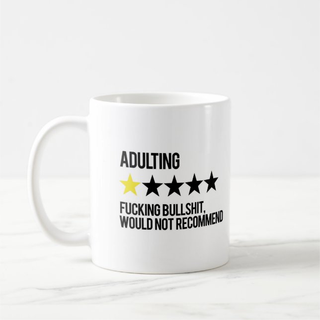 Taza De Café Adulto Mug (Izquierda)