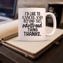 Taza De Café Adulto sardíaco, dulce y gracioso