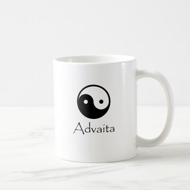 Taza De Café Advaita Yin y Yang (Derecha)