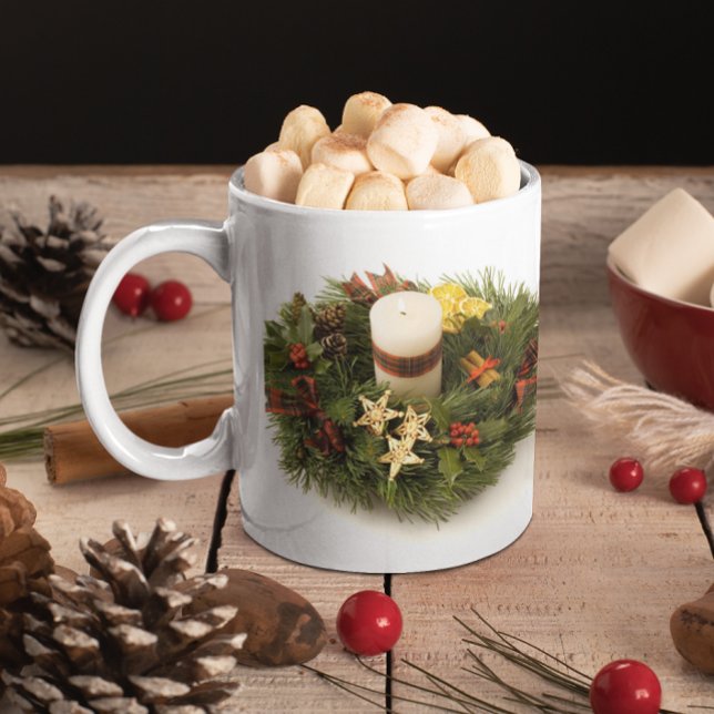 Taza De Café Advent Wreath (Advent Wreath Coffee Mug)