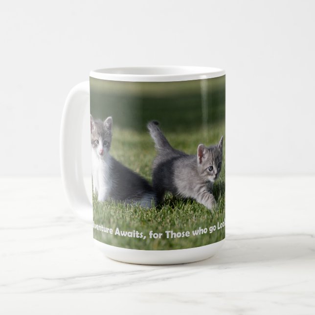 Taza De Café Adventure awath cat mug (Anverso izquierdo)
