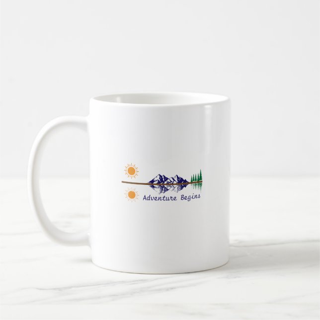 Taza De Café Adventure Begins (Izquierda)