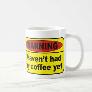 Taza De Café Advertencia - café