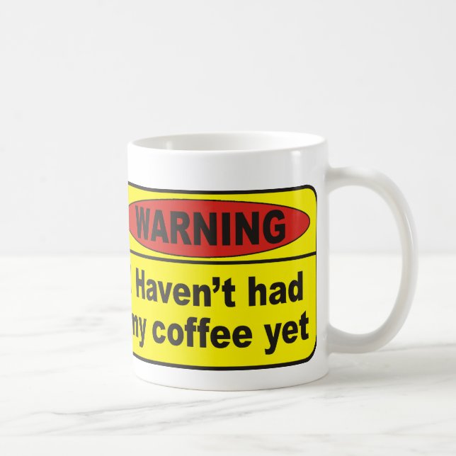 Taza De Café Advertencia - café (Derecha)