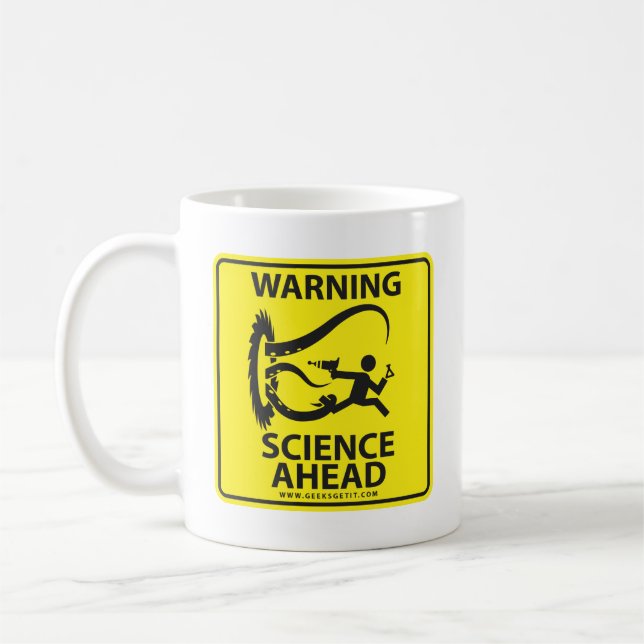 TAZA DE CAFÉ ¡ADVERTENCIA! ¡CIENCIA A CONTINUACIÓN! (Izquierda)