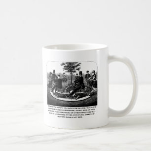 Taza De Café Advertencia de la montaña rusa