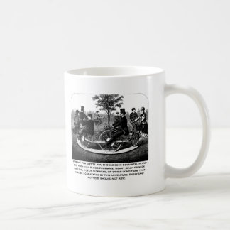 Taza De Café Advertencia de la montaña rusa
