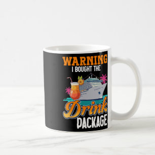 Taza De Café Advertencia del paquete de bebidas de vacaciones e