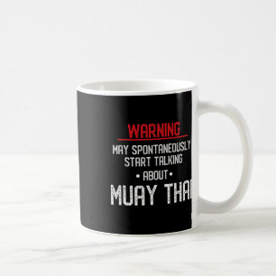 Taza De Café Advertencia divertida de Muay Thai - Nak Muay, Gif