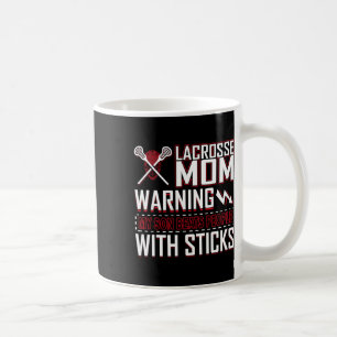 Taza De Café Advertencia Mi hijo golpea a la gente con palos La