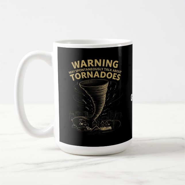 Taza De Café Advertencia: Puedo Hablar Espontáneamente De Torna (Izquierda)