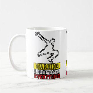 Taza De Café Advertencia salto todo - Parque de Free Running