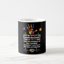 Taza De Café Advertencia sobre este regalo del Día de Concienci
