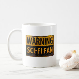 Taza De Café ADVERTENCIA VENTILADOR DE SCI-FI - Peligro Metaliz