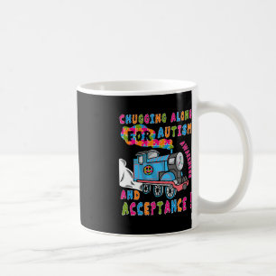 Taza De Café Advocate aceptación rompecabezas del tren Guay Aut