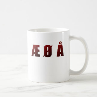 TAZA DE CAFÉ Æ Ø Å