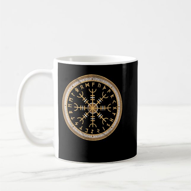 Taza De Café Ægishjálmur Casco del Terror (Izquierda)