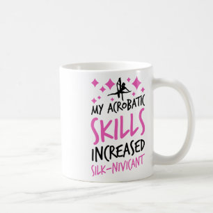 Taza De Café Aerialista Gimnasia Aérea Seda Acrobacia Intérpret
