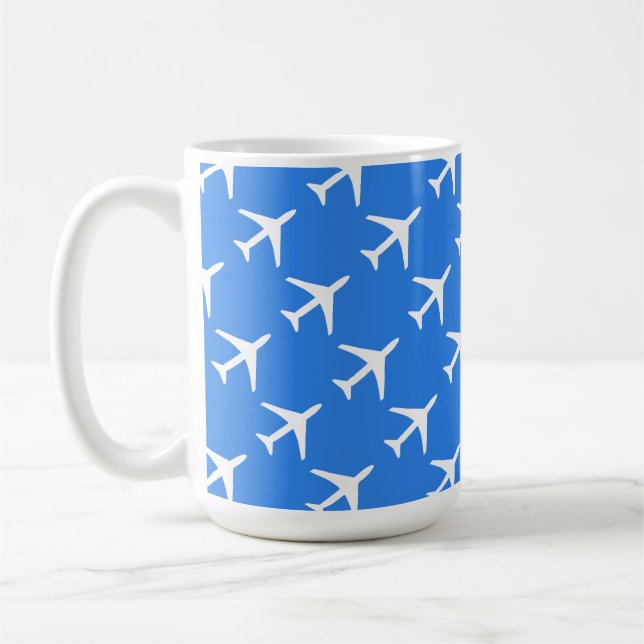 Taza De Café Aeronave piloto de aviones Funky (Izquierda)