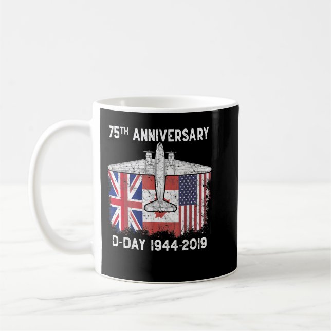 Taza De Café Aeronaves de aterrizaje de Normandía 75 Aniversari (Izquierda)