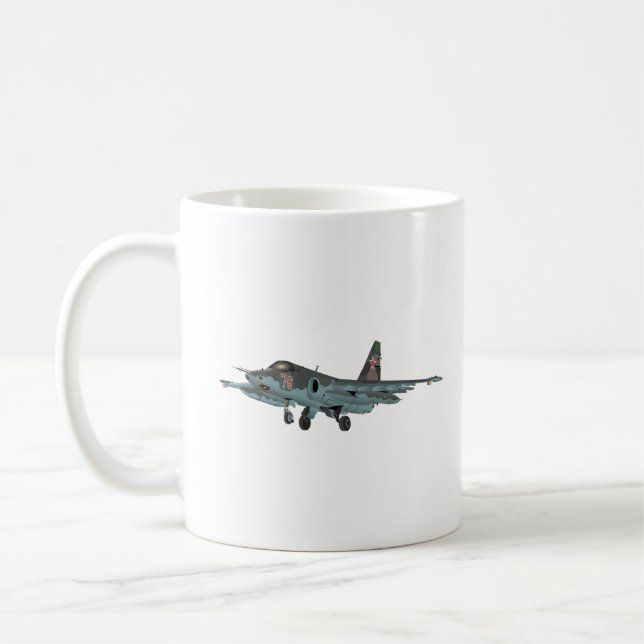 Taza De Café Aeronaves jet rusas Su-25 (Izquierda)