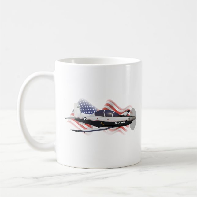 Taza De Café Aeronaves Patrióticas T-6 Texan II (Izquierda)