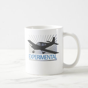 Taza De Café Aeroplano experimental del ala baja