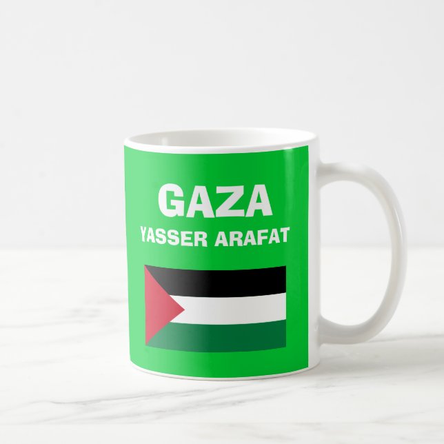 Taza De Café Aeropuerto de Gaza Strip* Yasser Arafat (Derecha)