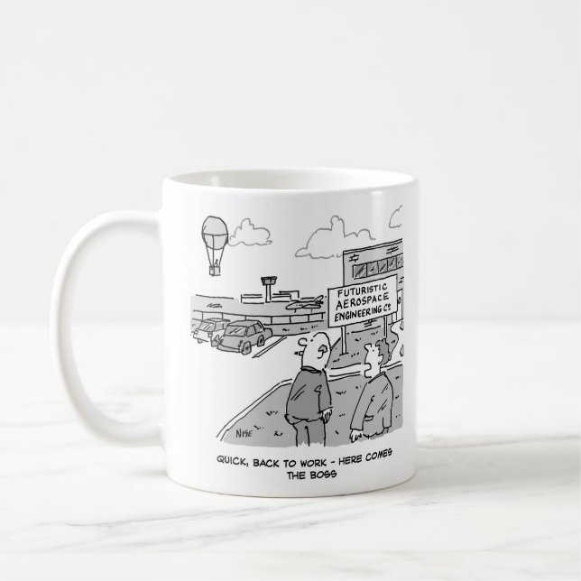 Taza De Café Aerospace Boser Ingeniero de Aeronaves Globales de (Izquierda)