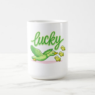 Taza De Café Aestética de trébol verde afortunado - Café de san
