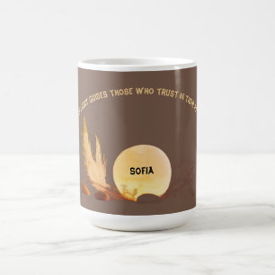 Taza De Café Aesthetic Earth Tone 11oz Spiritual Mug